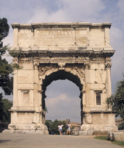 The Arch of Titus, Built 81 AD by Roman